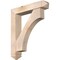 Ekena Millwork Westlake Arts and Crafts Smooth Bracket w/ Offset Brace, Douglas Fir, 7 1/2"W x 38"D x 44"H BKT0806X38X44WTL03SDF - alternate 1